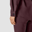 Belted Overshirt Pinot Noir