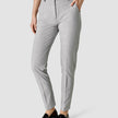 Essential Pants Tapered Light Grey Pinstriped