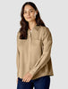Oversized Long Sleeve Shirt Latte