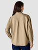 Oversized Long Sleeve Shirt Latte