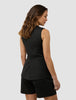 Women's Skye Long Vest Black