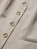 Women's Skye Long Vest Sandy Beige Melange