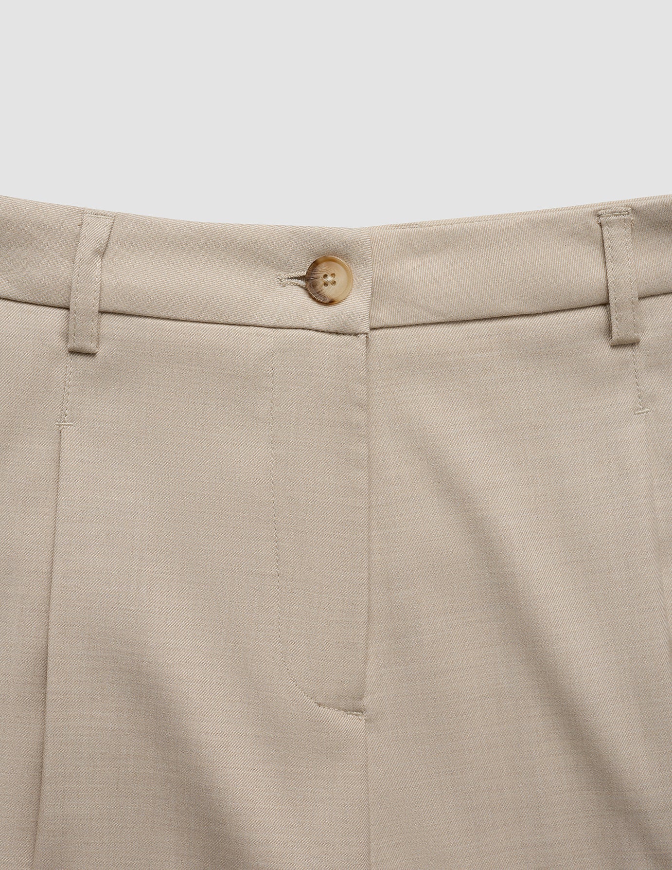 Skye Set Sandy Beige Melange Vest & Wide Pants