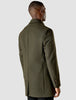 Wool Coat Green Melange