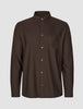 All-Day Oxford Shirt Dark Brown