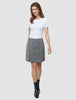 Women Ashryn Short Skirt Domino Herringbone