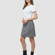 Women Ashryn Short Skirt Domino Herringbone