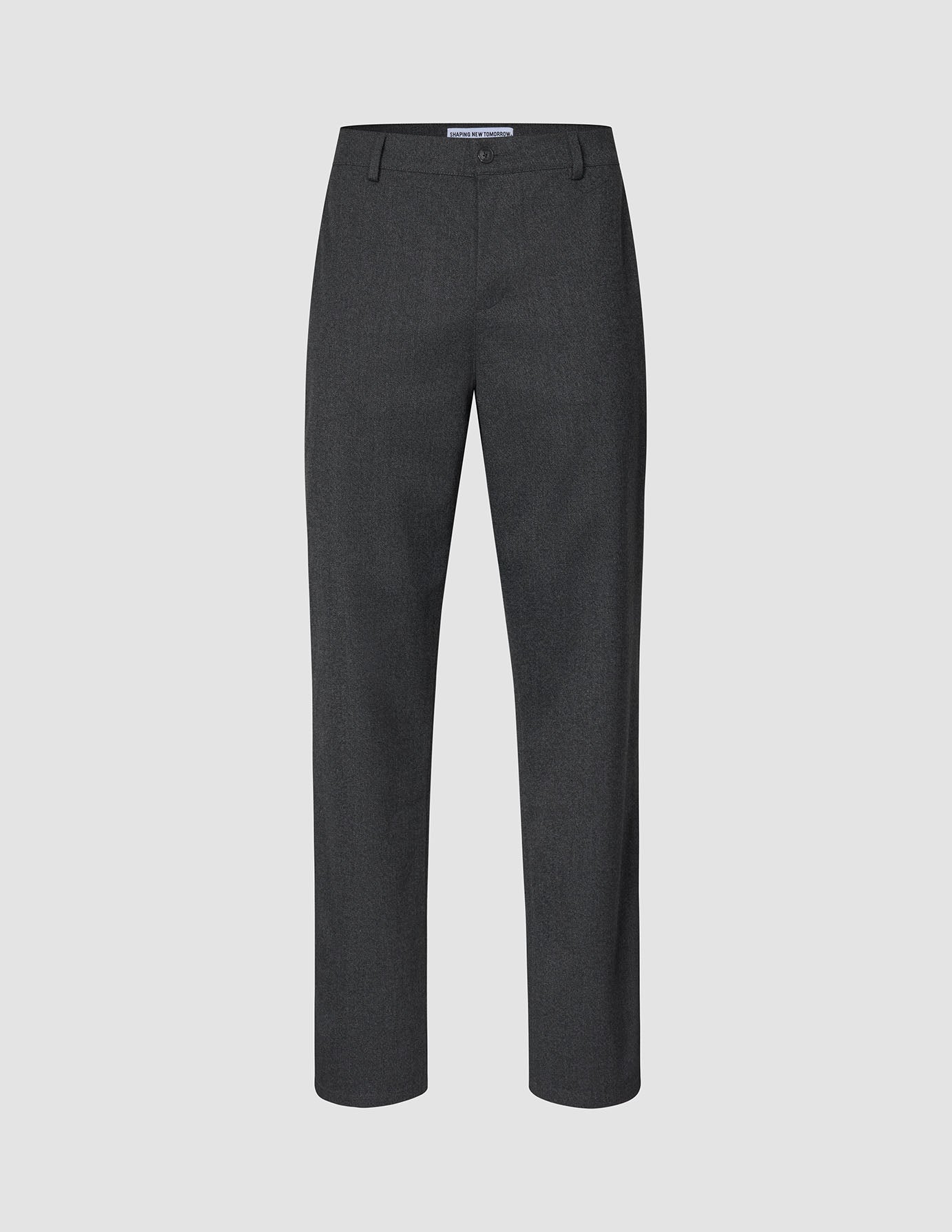 Atelier-Hose Relaxed in Dunkelgrau, in lockerer Passform aus schwerem Broken-Twill gefertigt.