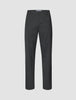 Atelier-Hose Relaxed in Dunkelgrau, in lockerer Passform aus schwerem Broken-Twill gefertigt.
