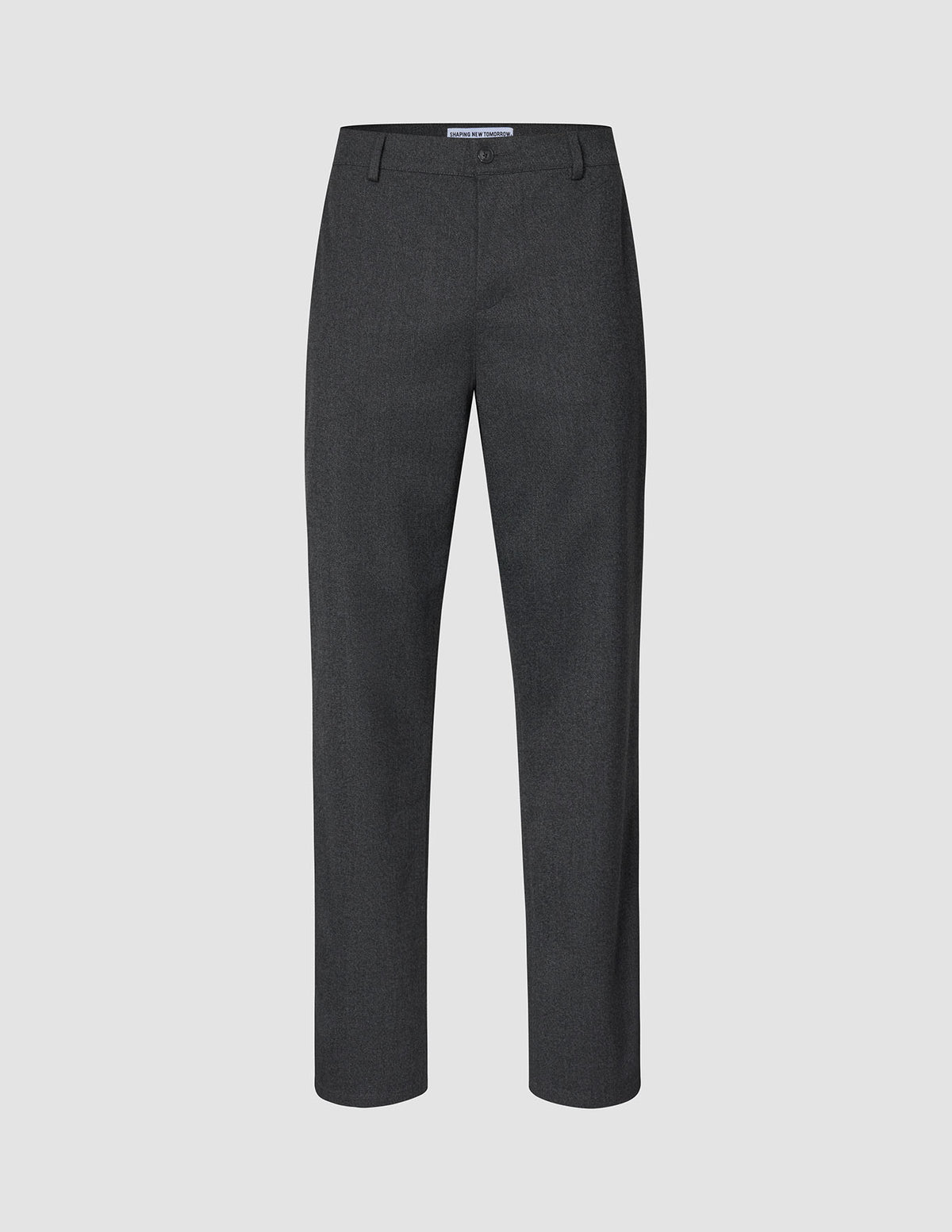 Atelier-Hose Relaxed in Dunkelgrau, in lockerer Passform aus schwerem Broken-Twill gefertigt.