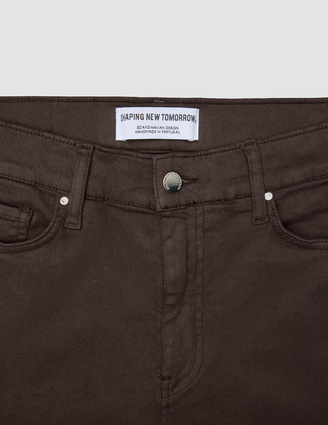 Classic 5-Pocket Pants Slim Dark Brown