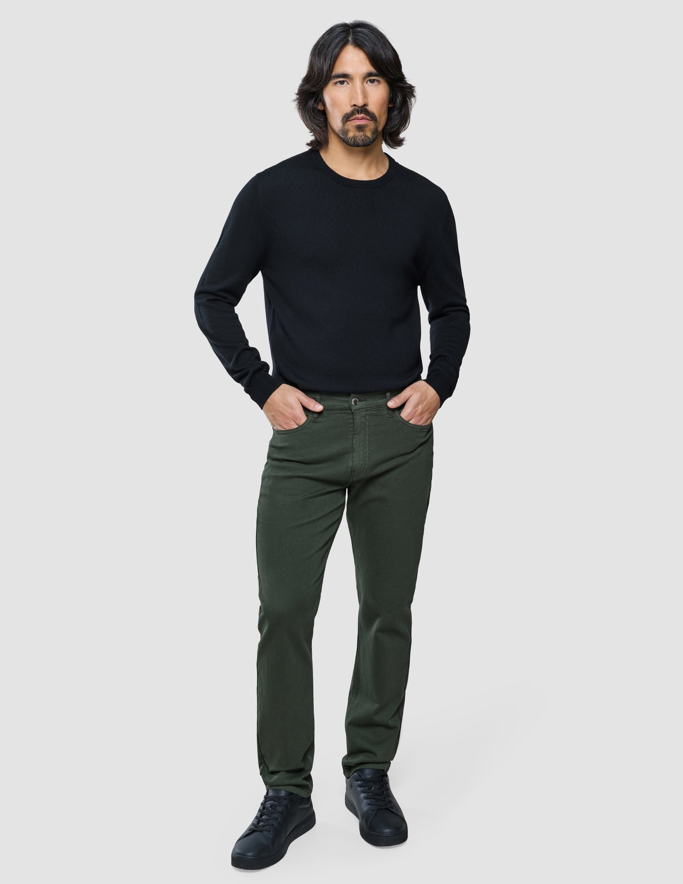 Classic 5-Pocket Pants Slim Green