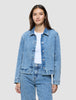 Women's Classic Denim Jacket Snow Blue Wash