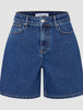 Women Classic Denim Shorts Medium Blue