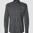 Classic Shirt Grey Floral Slim