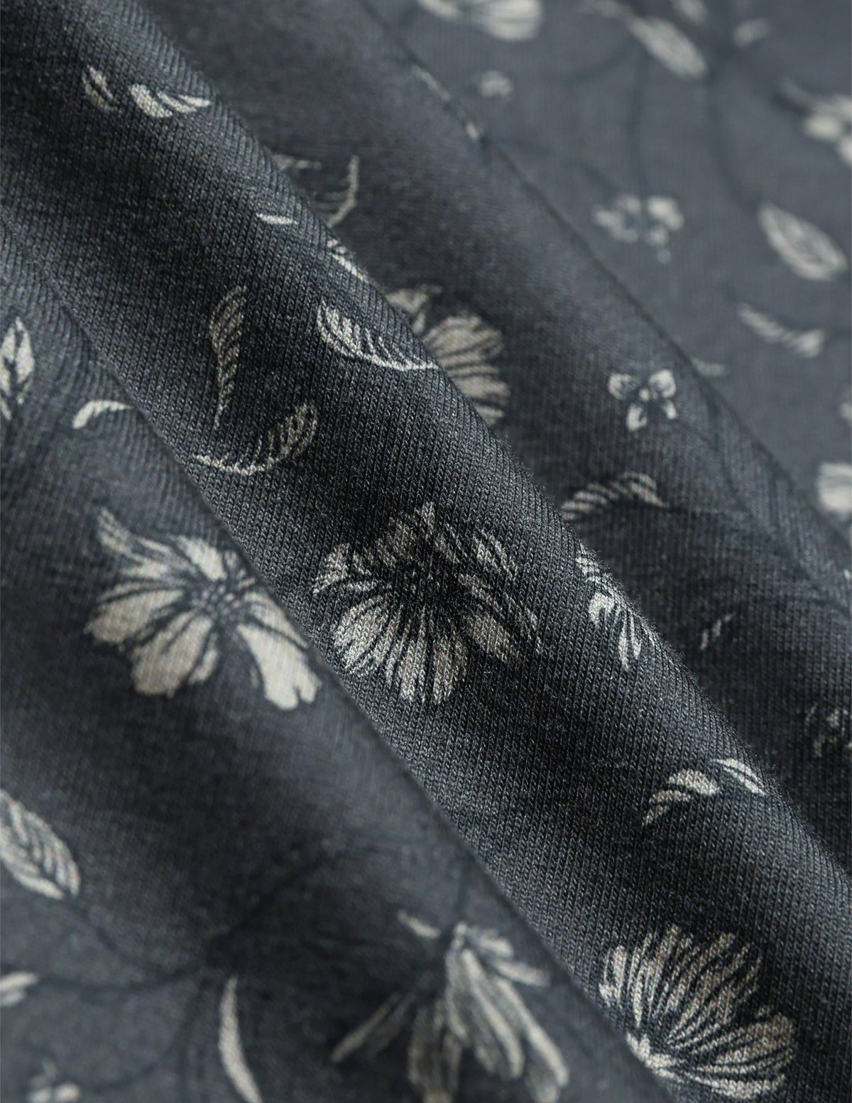 Classic Shirt Grey Floral Slim