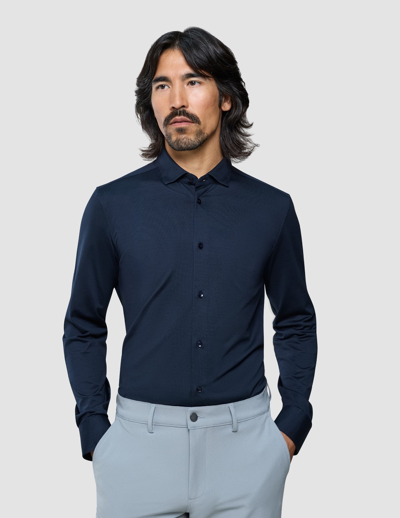 Classic Shirt Midnight Blue Slim