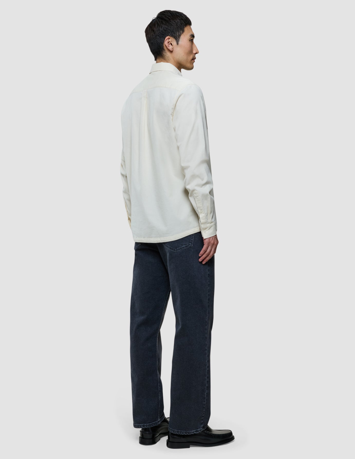 Corduroy Shirt Bone White