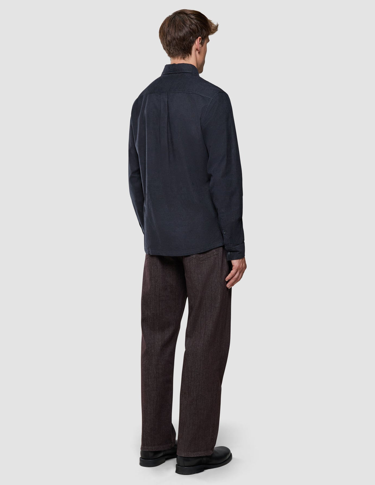 Corduroy Shirt Dark Grey