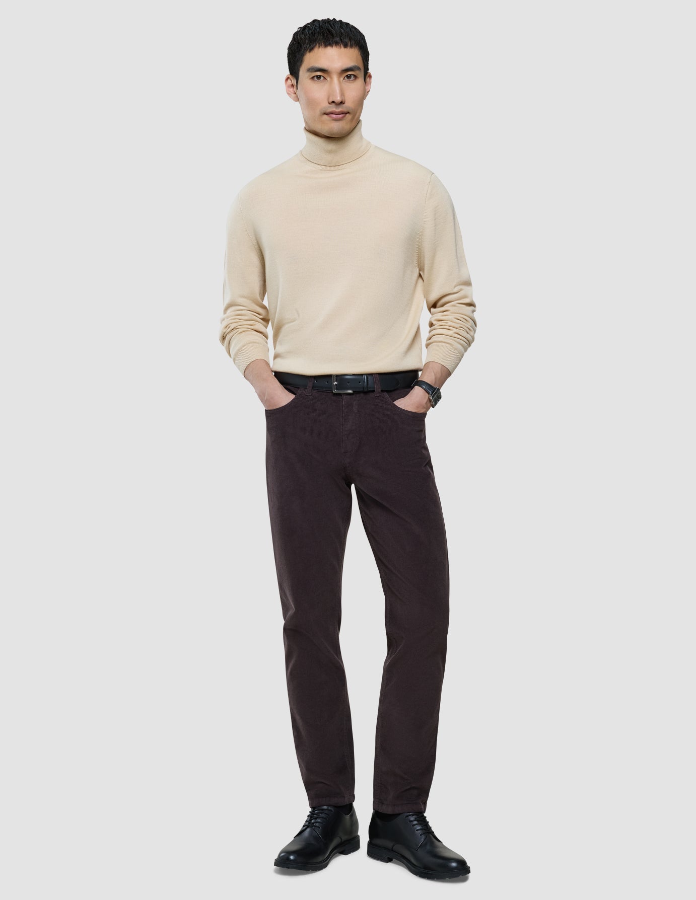 Corduroy Pants Deep Espresso