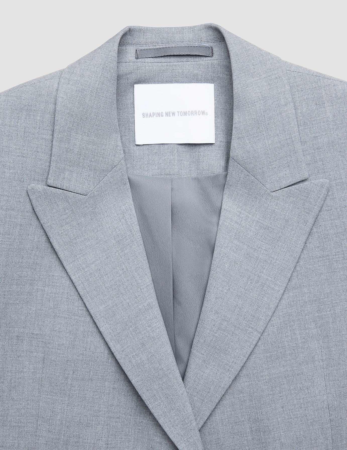 Women Ease Blazer Steel Melange