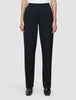 Women Ease Pants Straight Black