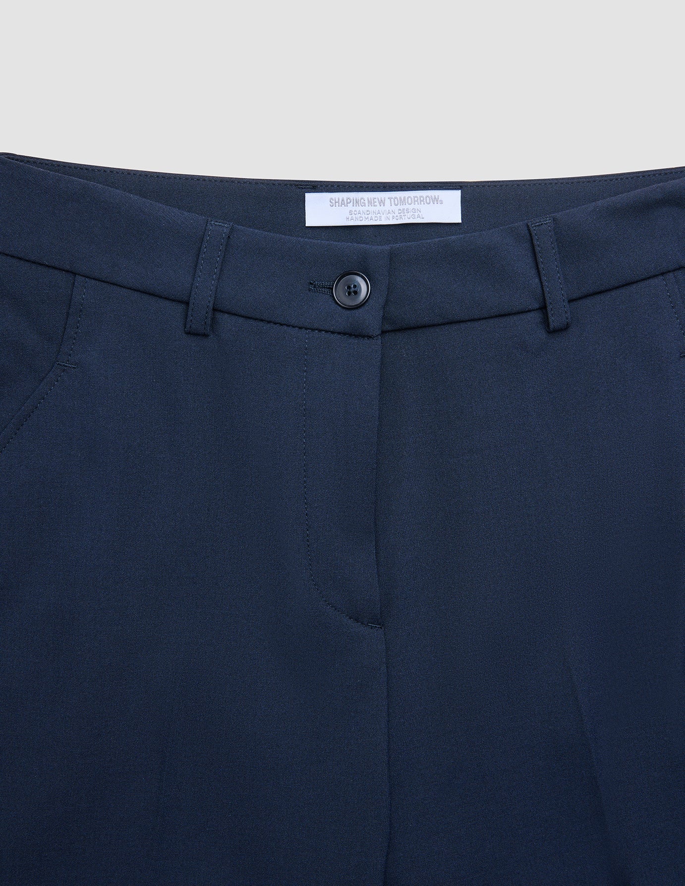 Women Ease Pants Straight Blue Nights