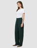 Women Ease Pants Straight Evergreen