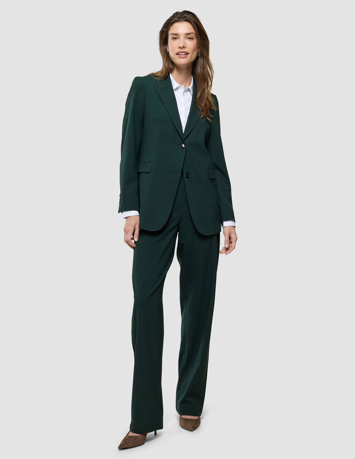Women Ease Pants Wide Evergreen