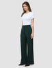 Women Ease Pants Wide Evergreen
