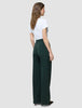 Women Ease Pants Wide Evergreen