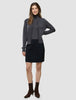Women Ease Short Skirt Black