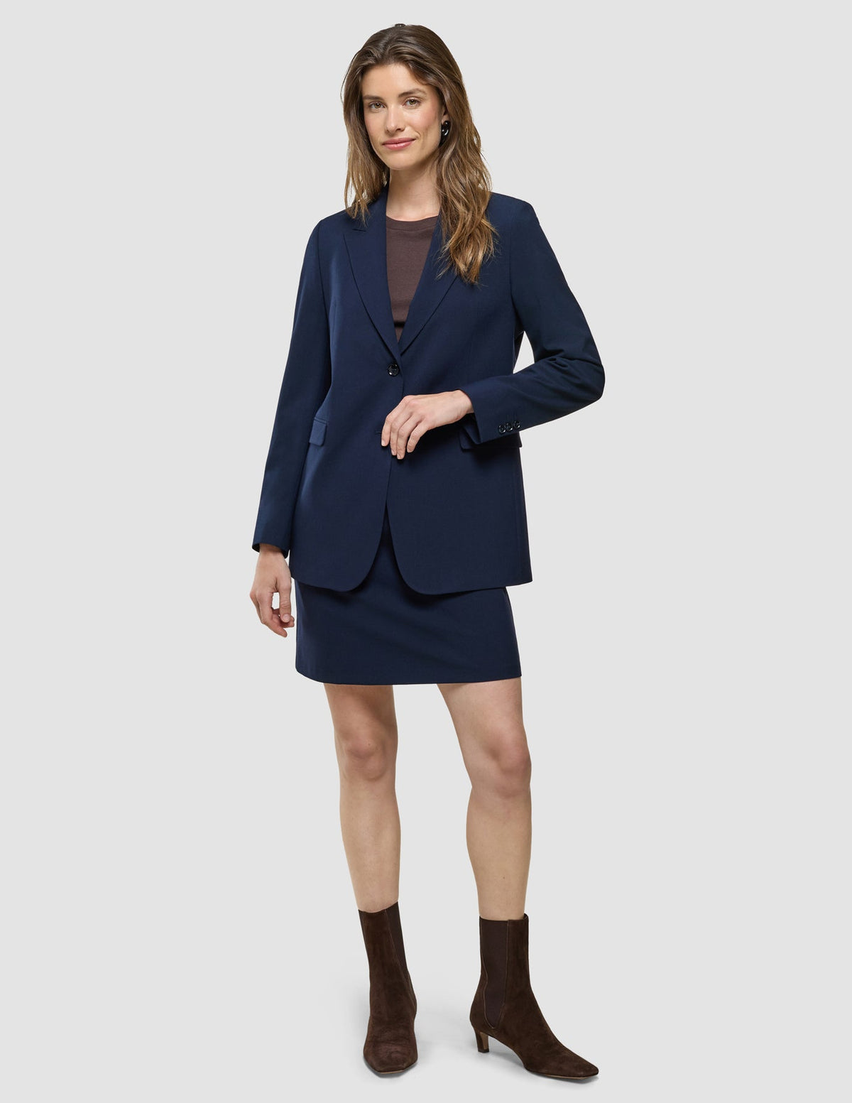 Ease Set Blue Nights Blazer and Short Skirt
