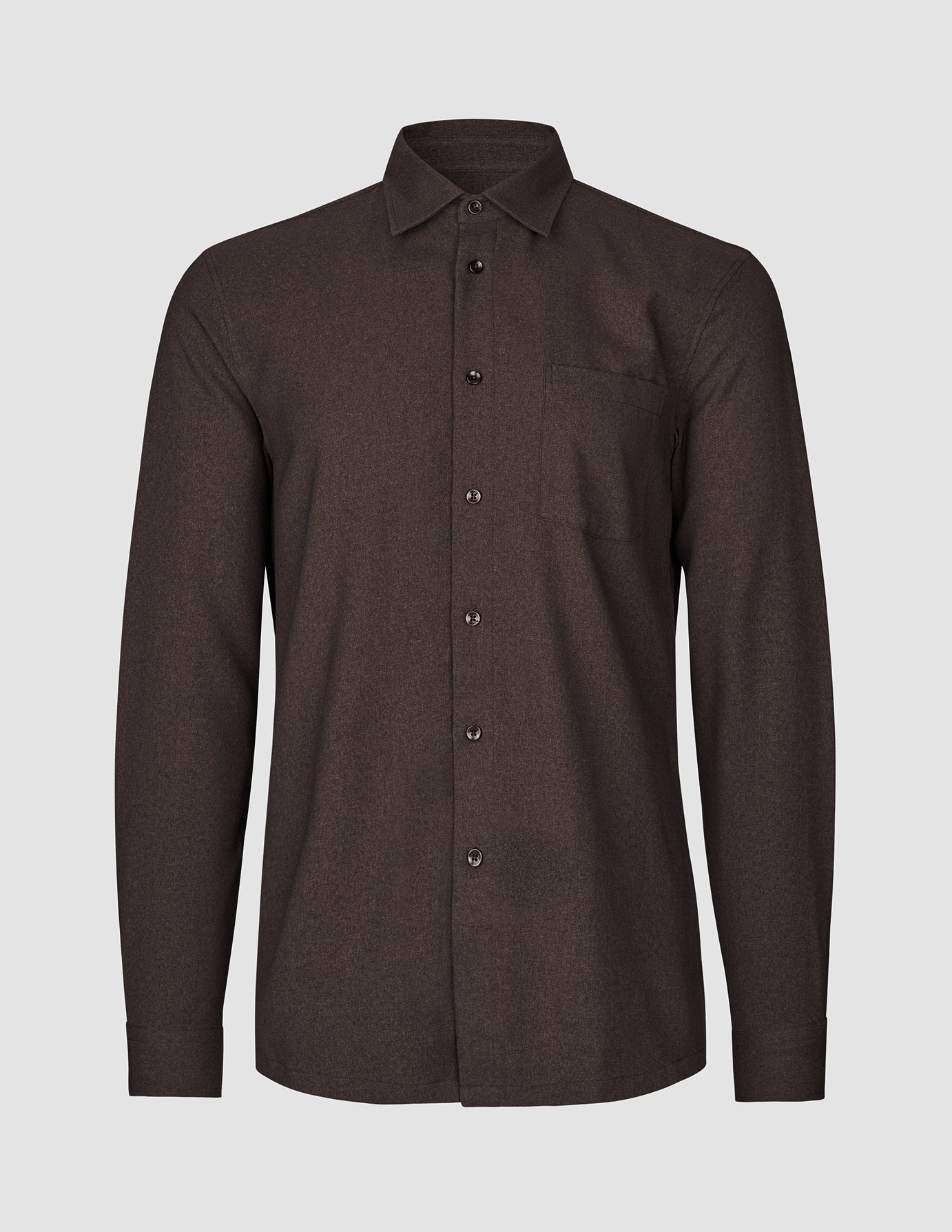Effortless Shirt Dark Brown