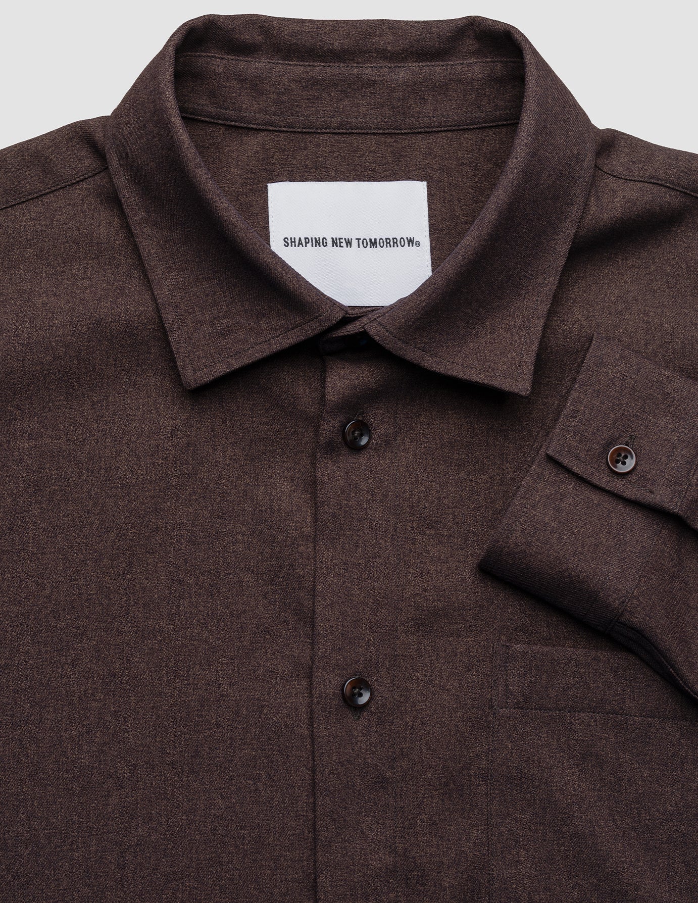 Effortless Shirt Dark Brown