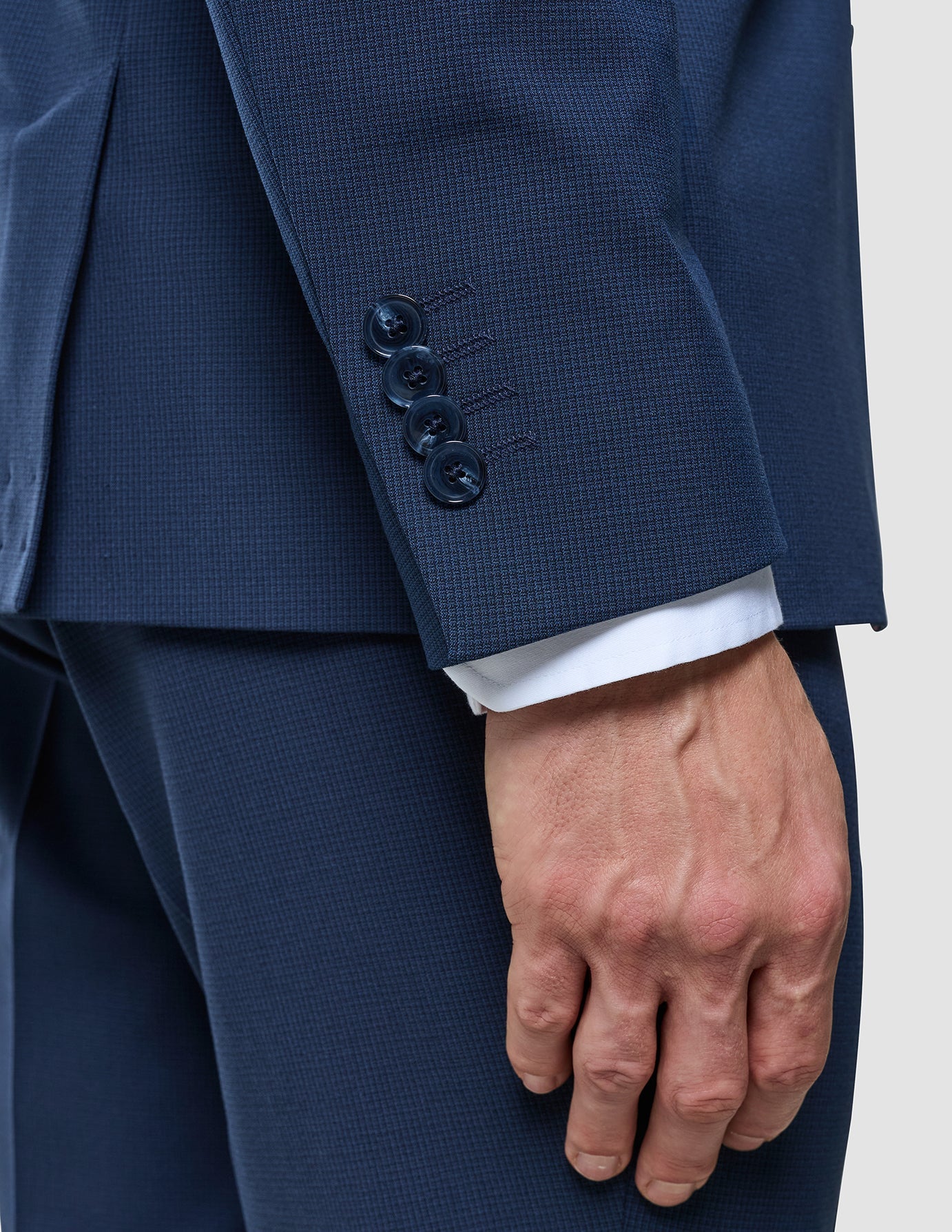 Essential Blazer Regular Navy Checks