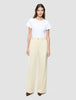 Women Essential Pants Wide Misty Yellow