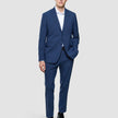 Essential Suit Pants Regular Navy Checks