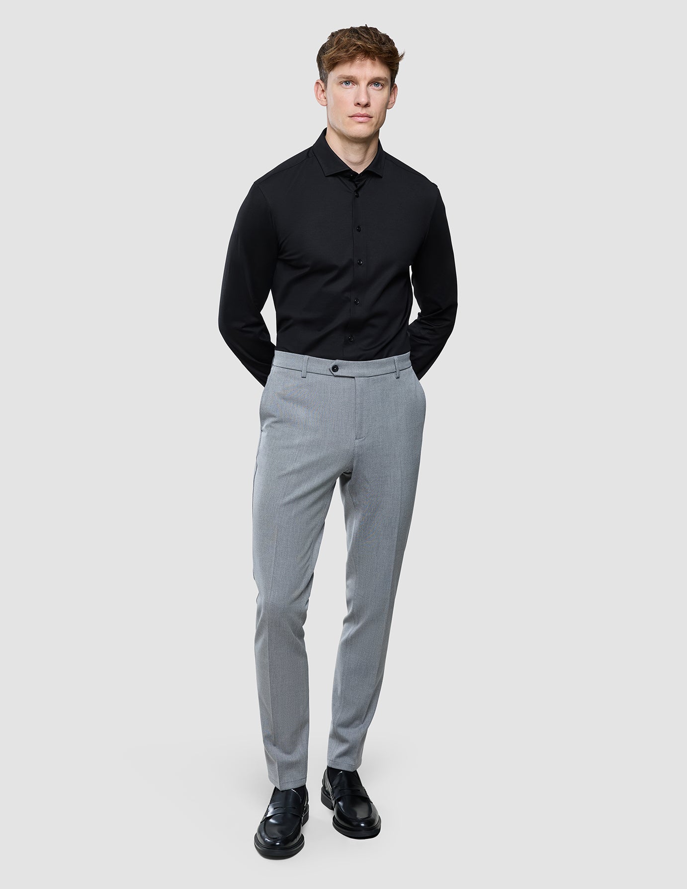 Essential Suit Pants Slim Ash Twill