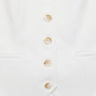 Women Essential Short Vest Off White