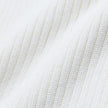 Women Fine Knit Rib Long Sleeve Off White