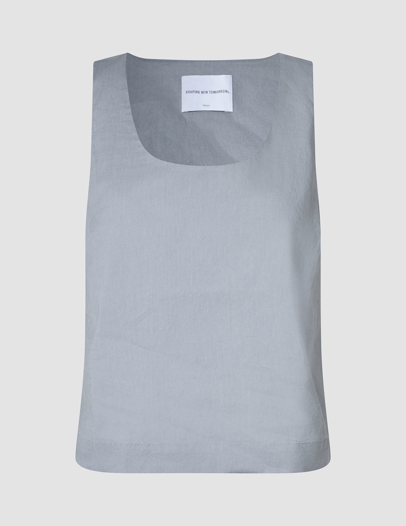 linen set stone grey top relaxed pants