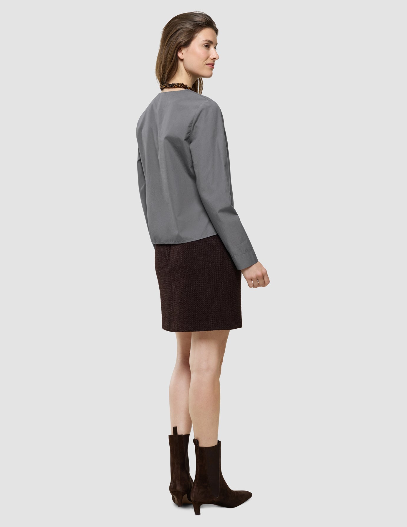 Madison Blouse Steel Grey
