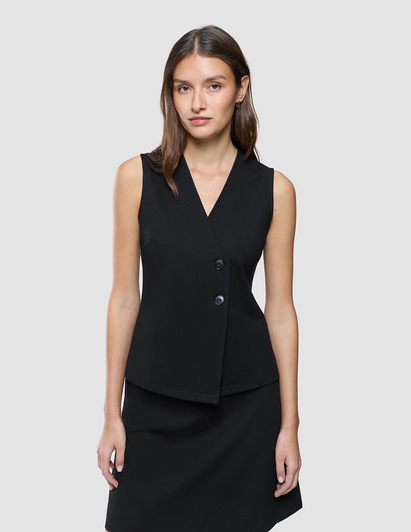 Women Marin Vest Short Black