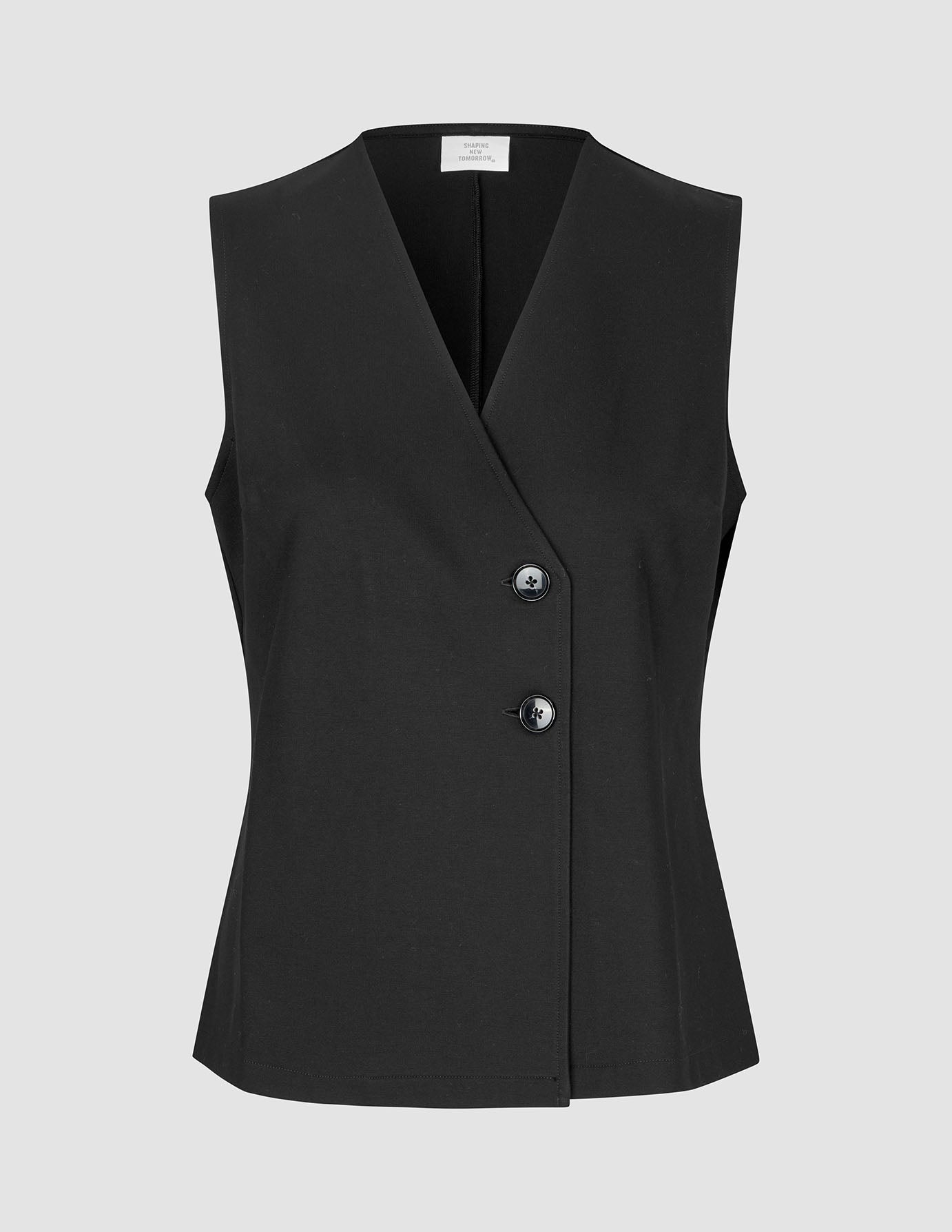 Women Marin Vest Short Black