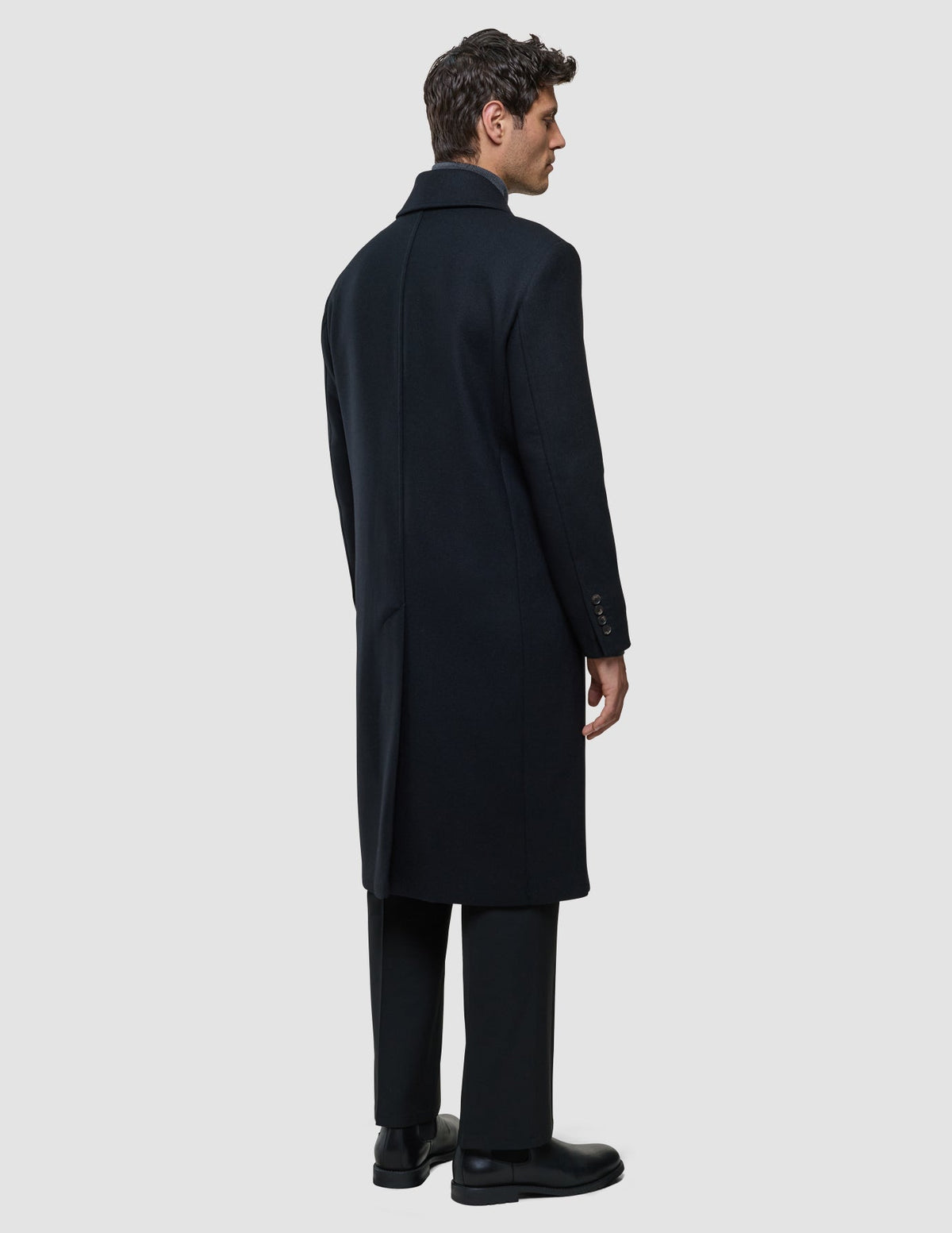 Maxi Wool Coat Black