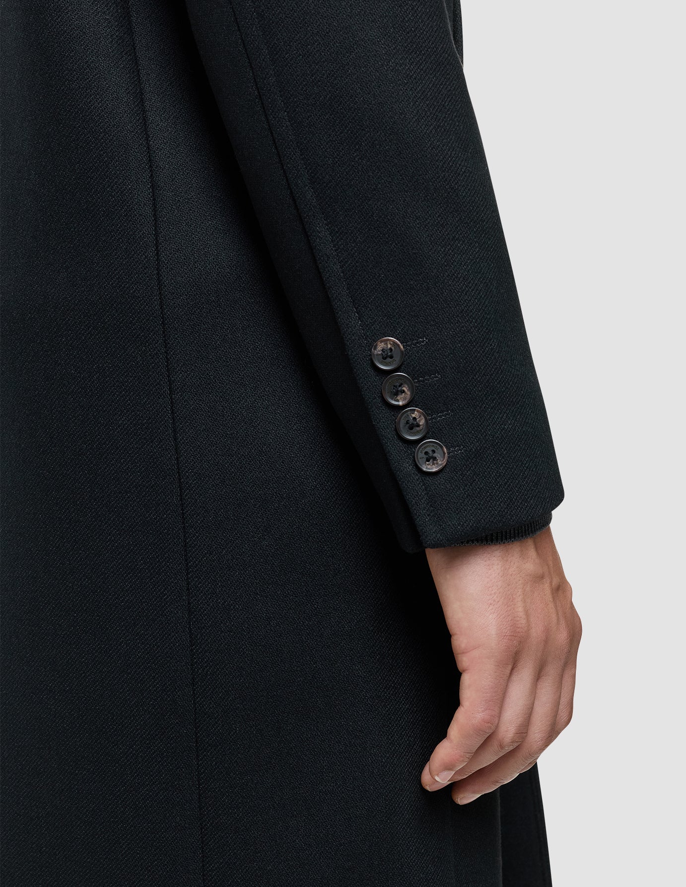 Maxi Wool Coat Black