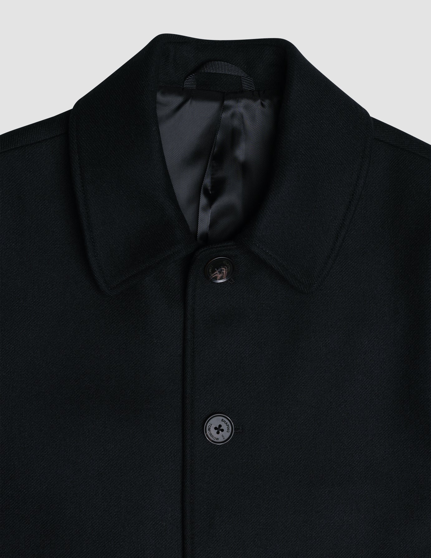 Maxi Wool Coat Black