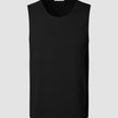 Rib Tank Top Black