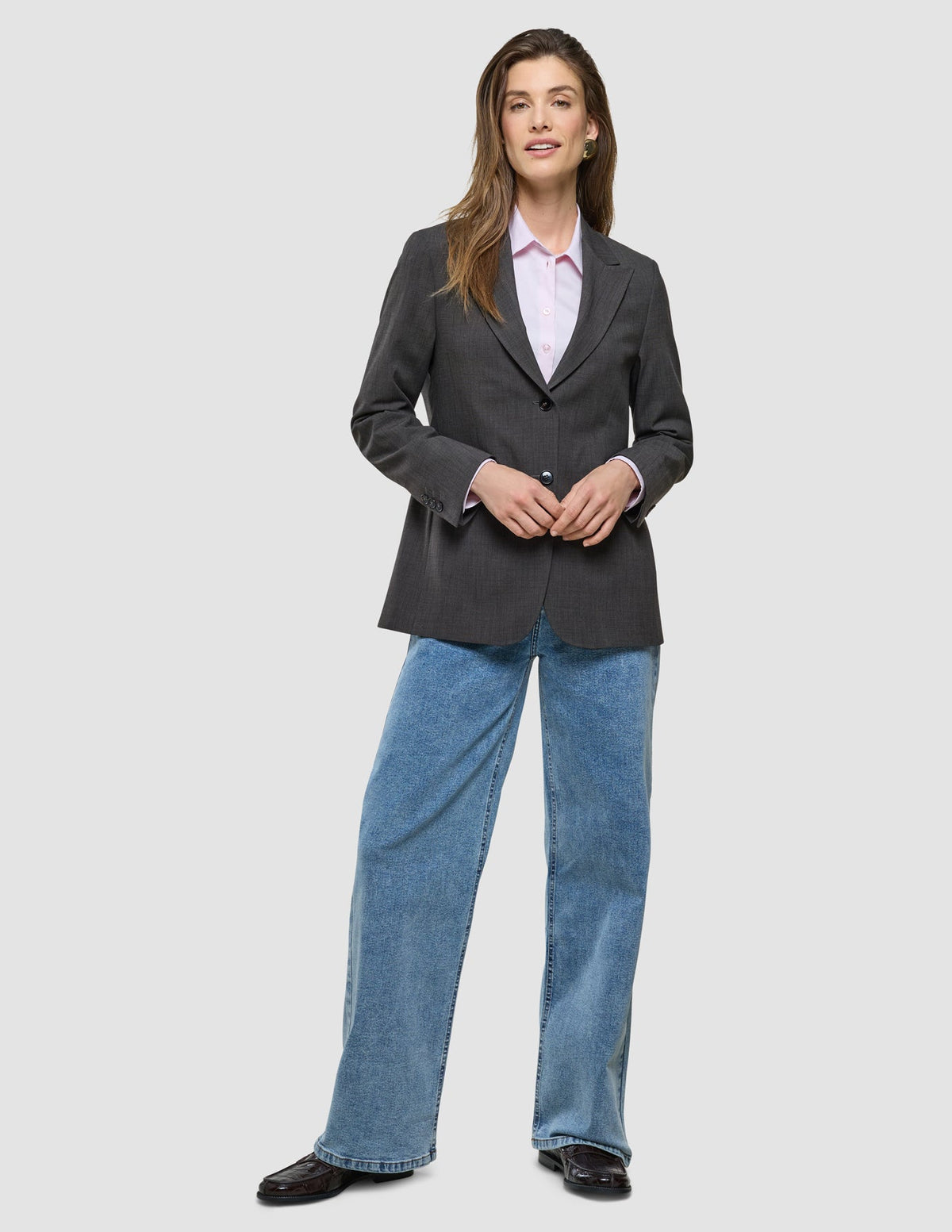Women Nara Blazer Cool Brown